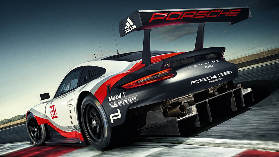 Новый Porsche 911 RSR оснастили системой предупреждения о приближающихся машинах. Фото 1