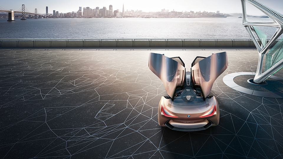 Новый прототип BMW получил подвижные элементы интерьера и экстерьера