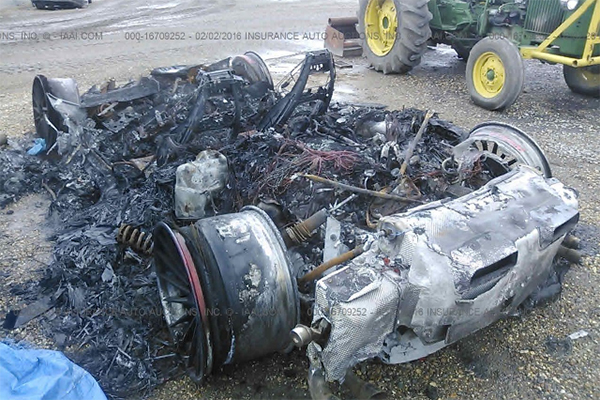 За уничтоженный Lamborghini Huracan попросили 300 руб.